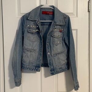 Guess jeans rhinestone jacket